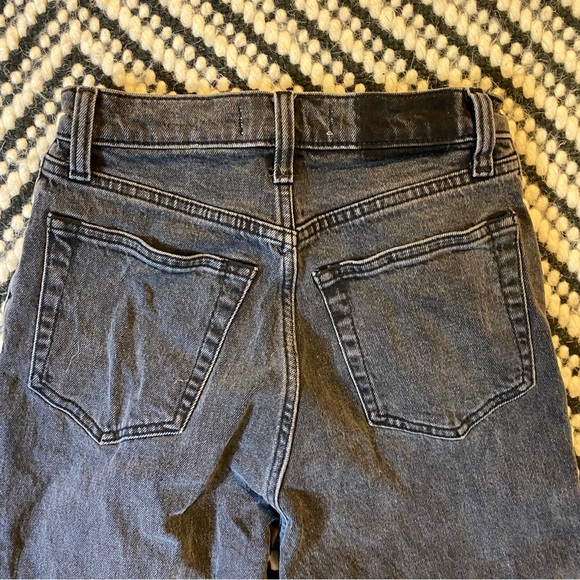 Curve Love Ultra High Rise 90s Straight Jean - Black Sz 25L - Picture 7 of 7